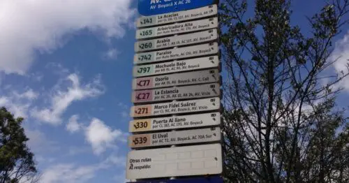 PARADERO SITP AVENIDA CALLE 26  008A05